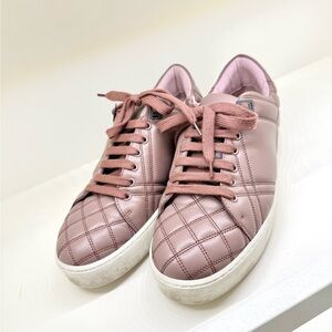 Burberry Quilted Pink Sneakers